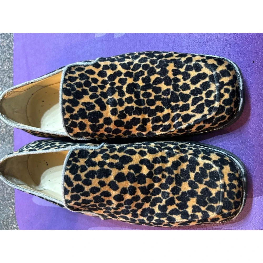 bloomingdales Animal Print made In Italy Shoes size 5.5 - Picture 5 of 9